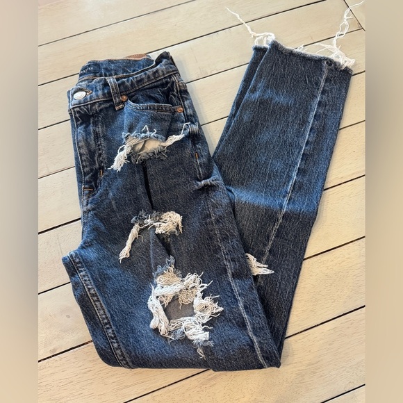 AÉROPOSTALE denim Mom jean 00 Regular - Picture 1 of 3
